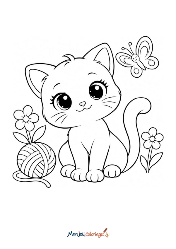 Coloriage à imprimer : Chat