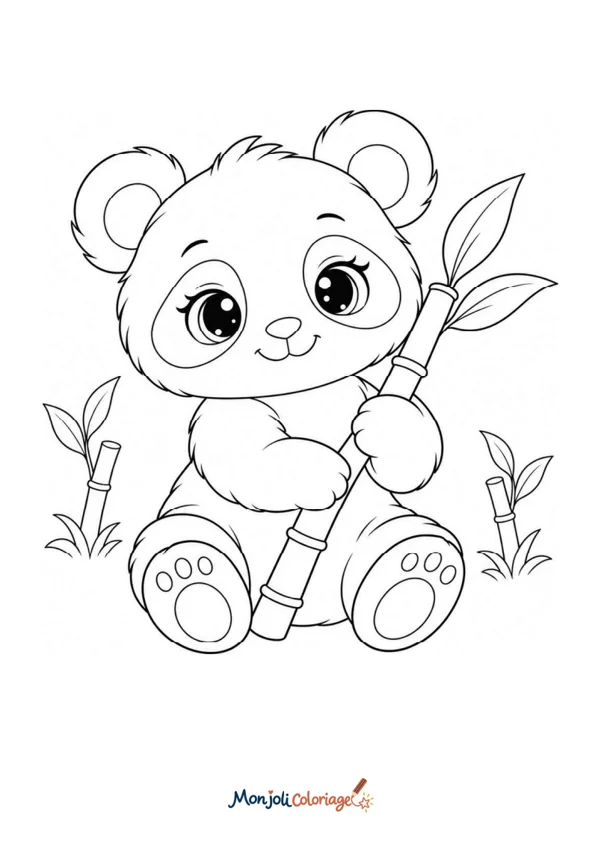 Coloriage à imprimer : Panda