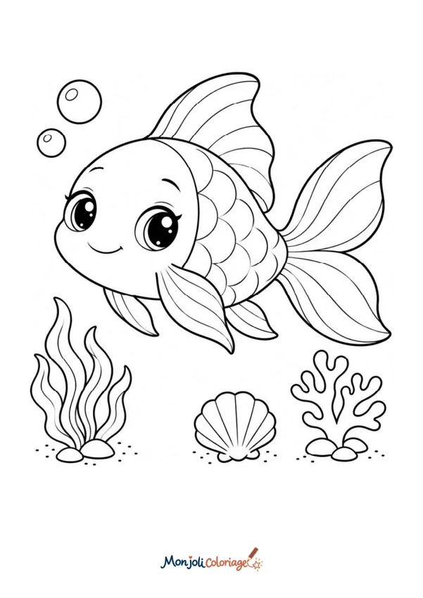 Coloriage à imprimer : Poisson