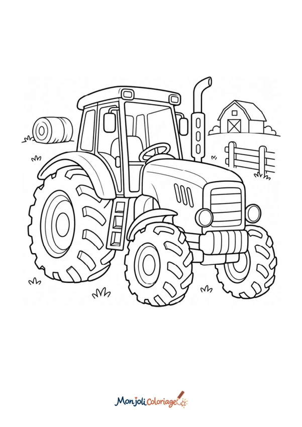 Coloriage à imprimer : Tracteur