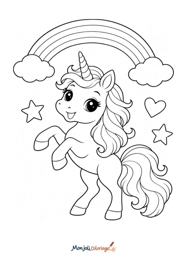 Licorne arc-en-ciel